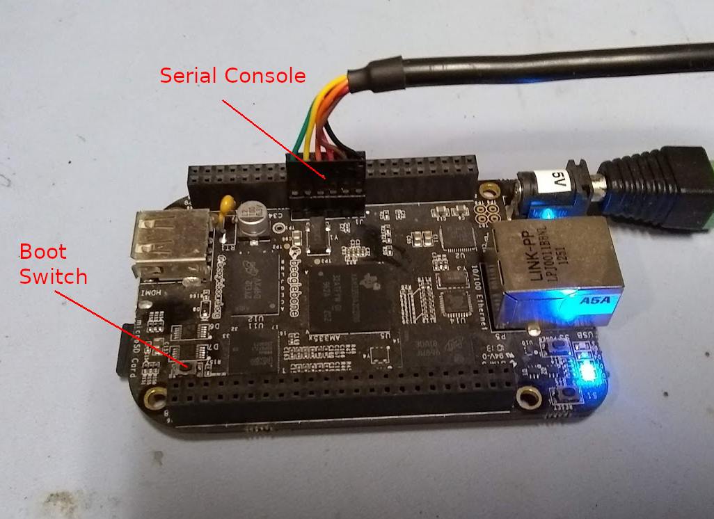 BeagleBone Serial Console