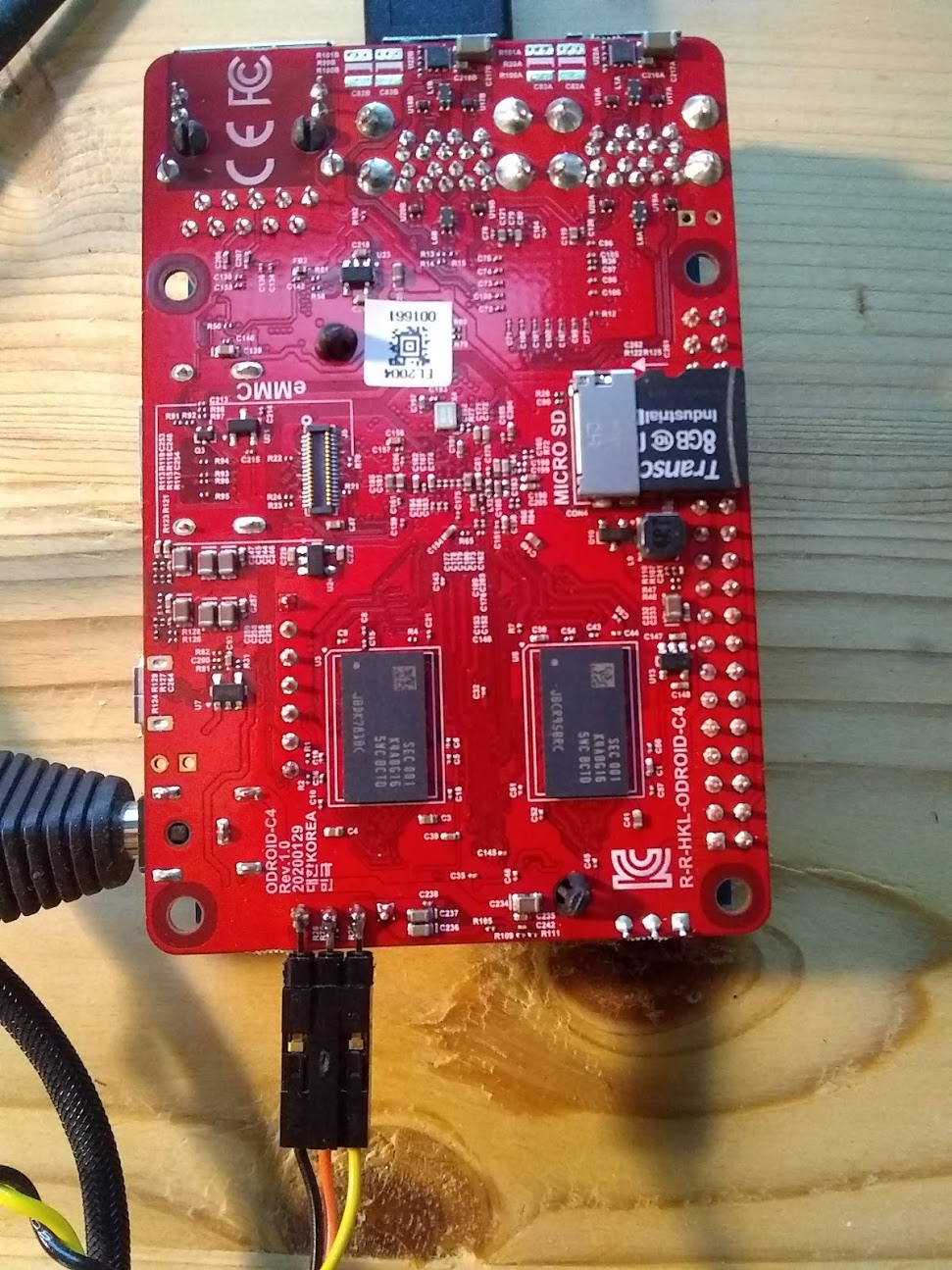 odroid serial console bottom